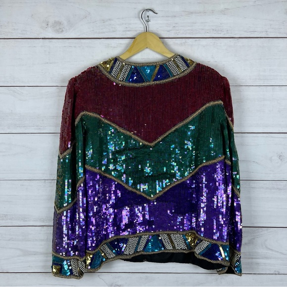 Vintage Scala Silk Lining Jacket XL - Picture 2 of 4